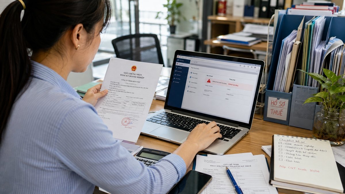 doanh nghiệp bị khóa mã số thuế